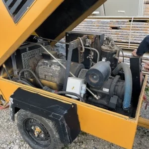 Compresseur Kaeser M46E d’occasion sur roue diesel pour chantier