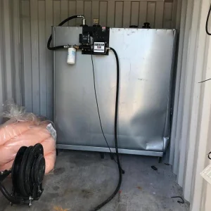 Cuve à gasoil 1500 litres Unitech Roth double paroi avec pistolet de distribution