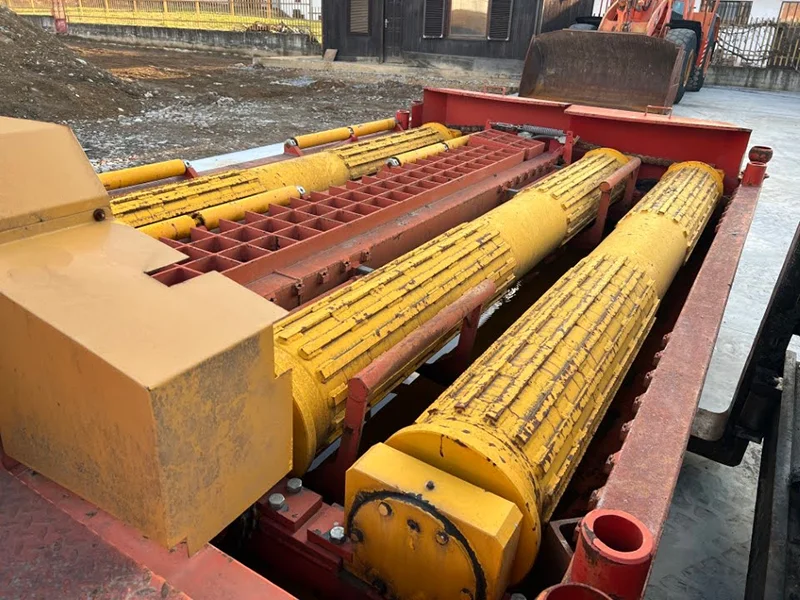 Détail des rouleaux du lave-roues Frutiger 6T5