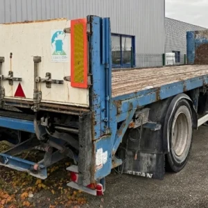 Semi-plateau Titan 19 tonnes d’occasion – vue latérale